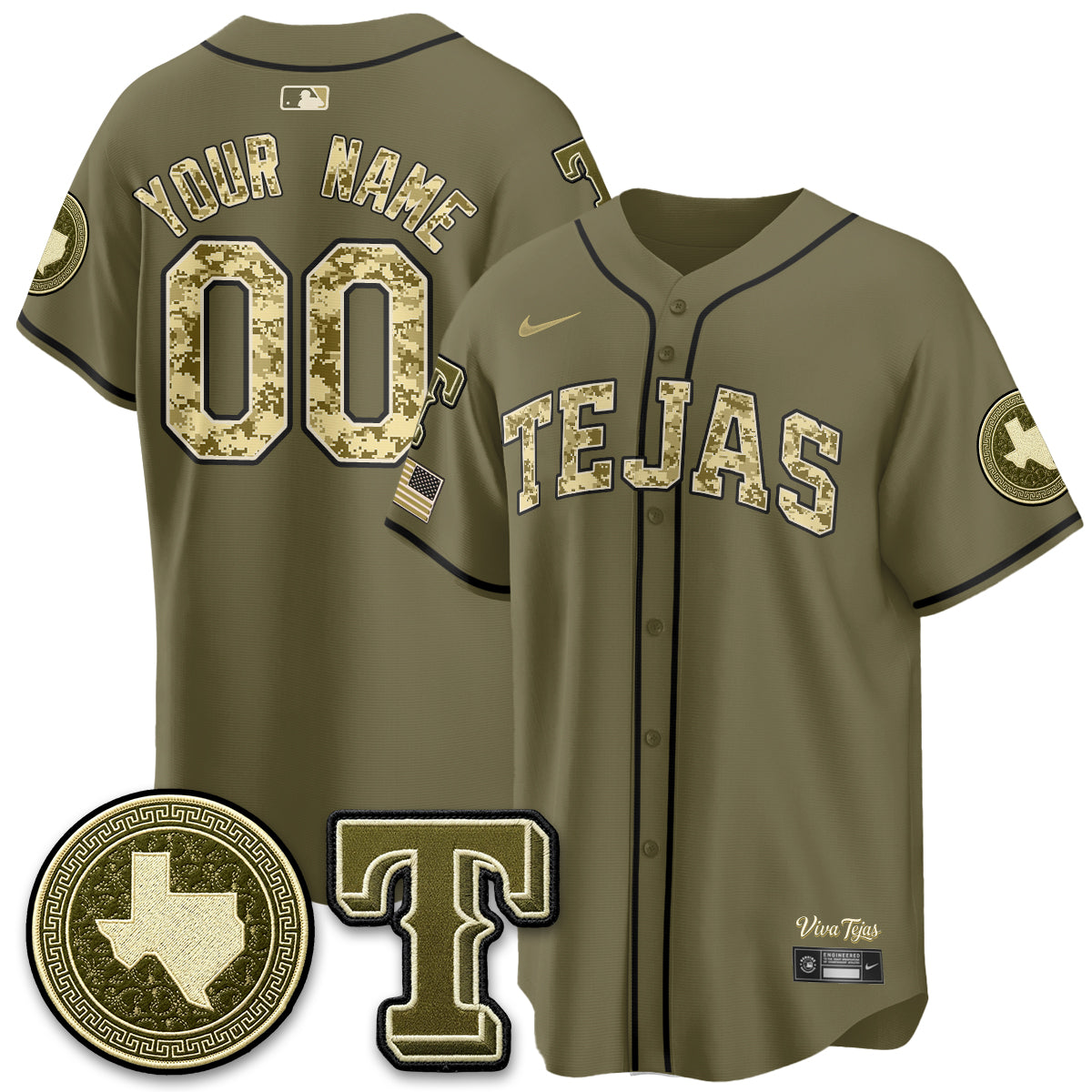 TEX 2026 Armed Forces Day Custom Jersey V2 - All Stitched