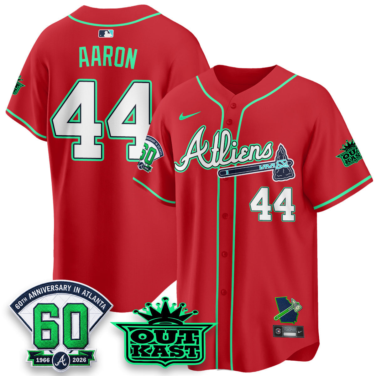 ATL x Atliens Cool Base Galaxy Version Jersey - Stitched