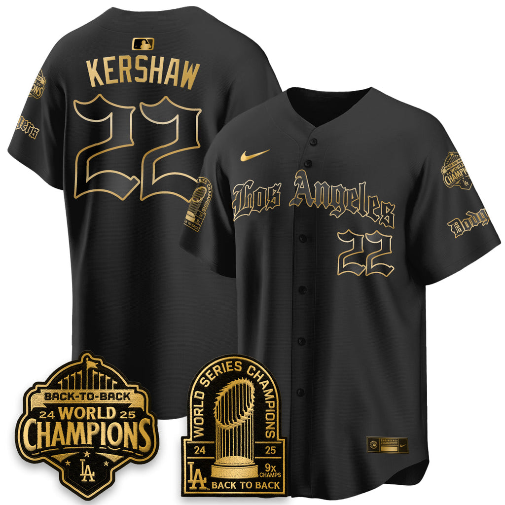 LAD WS Champions Back 2 Back Patch Vapor Premier Limited Gothic Edition Jersey - Stitched