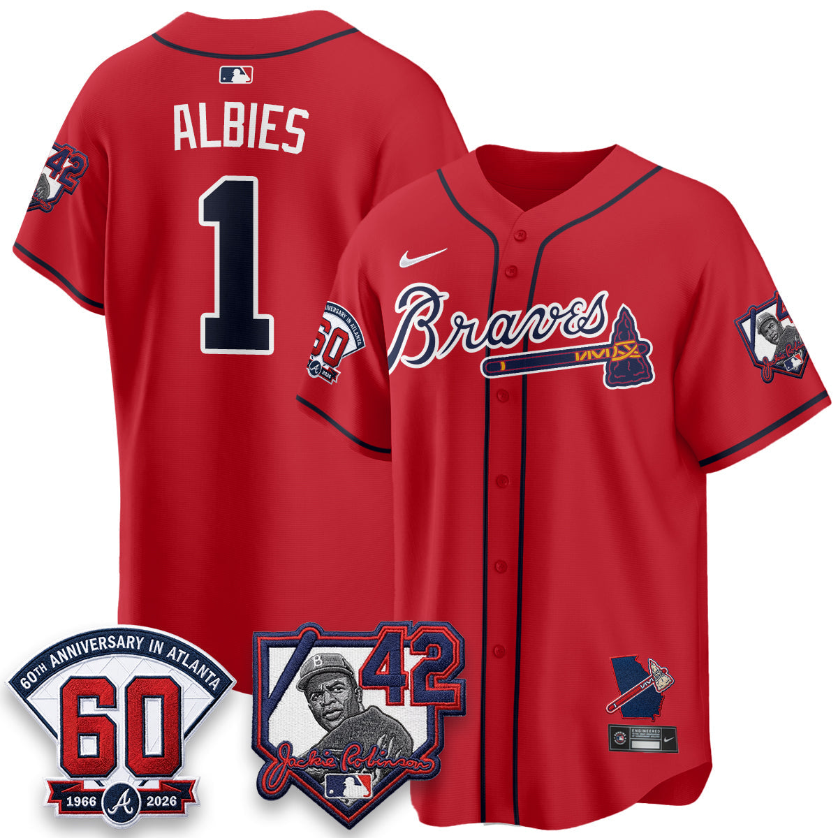 ATL 2026 Jackie Robinson Day Vapor Limited Jersey - All Stitched