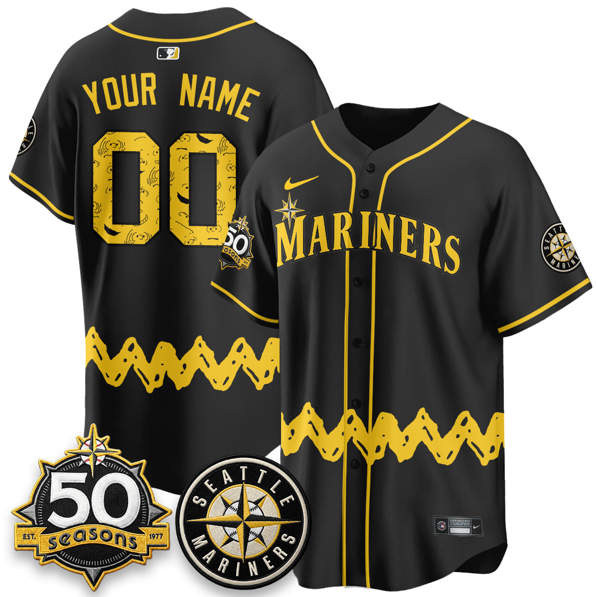 SEA x P-Nuts Vapor Limited Custom Jersey - Stitched