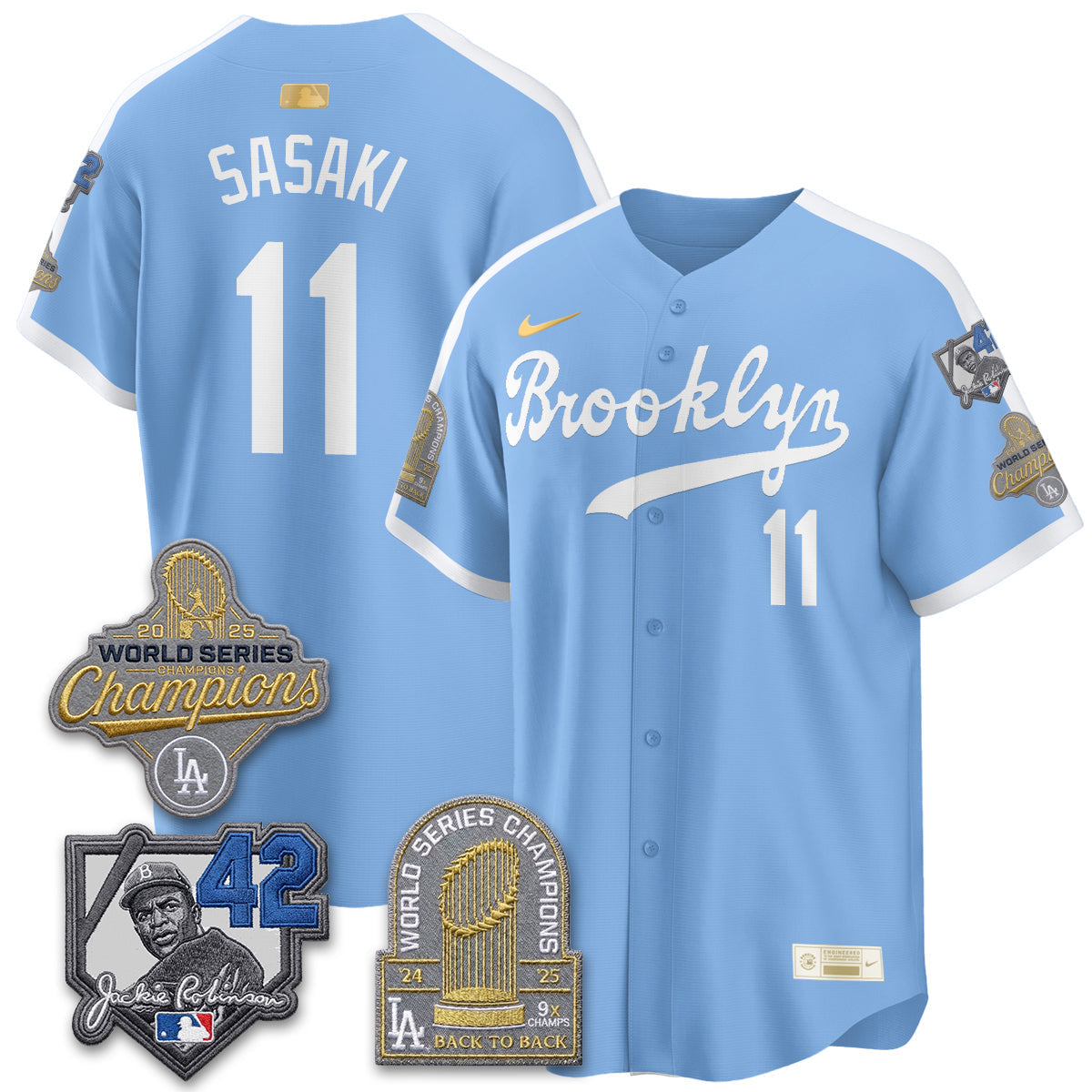 LAD 2026 Brooklyn Jackie Robinson Limited Jersey - Stitched