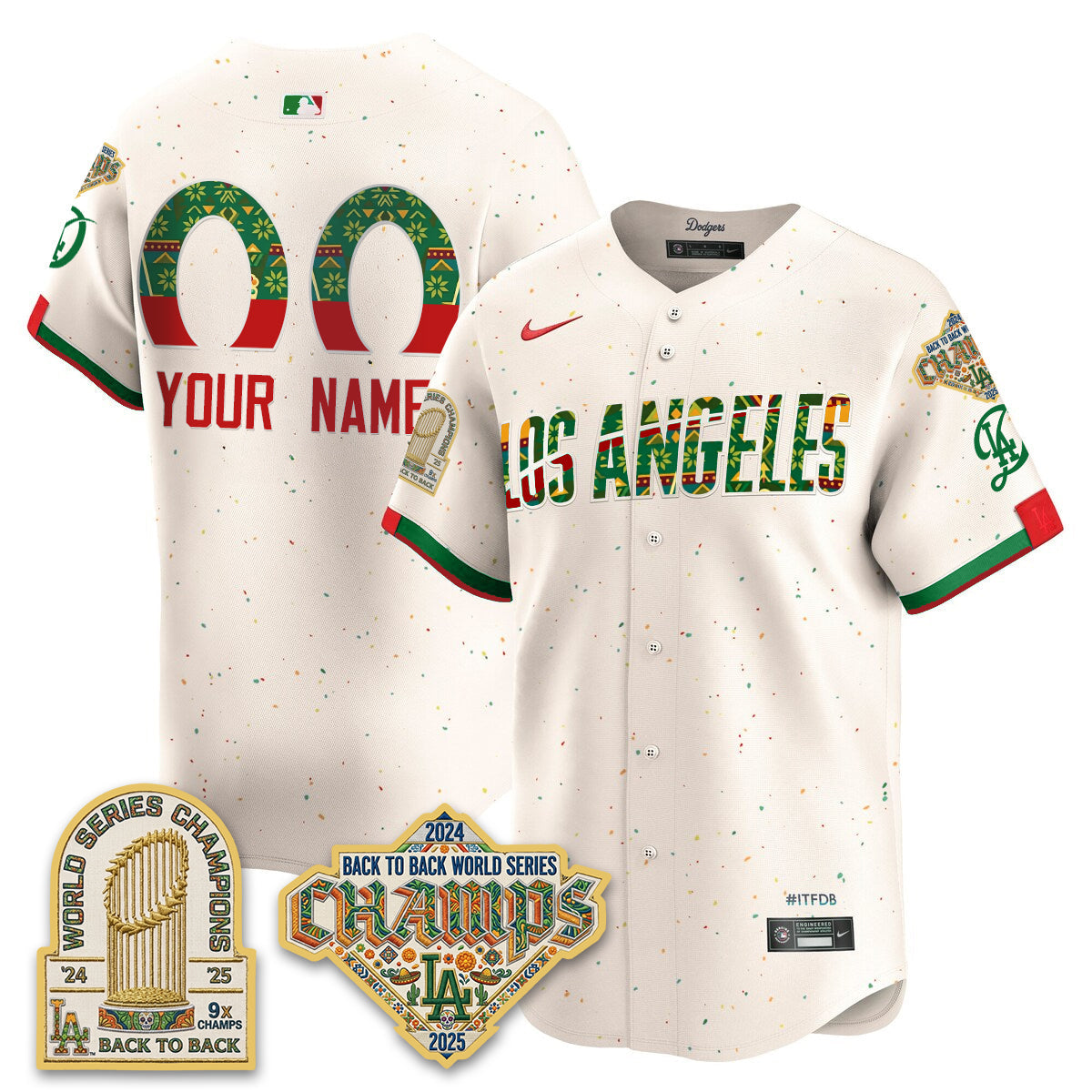 LAD x Mexican Heritage 2026 Limited Vapor Custom Jersey - All Stitched