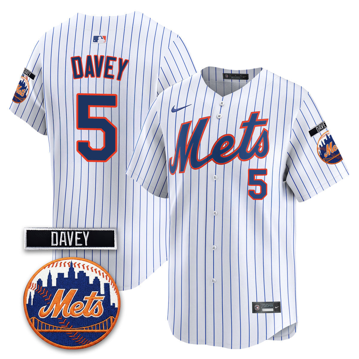 NYM 2026 Davey Johnson Memorial Vapor Limited Jersey - Stitched