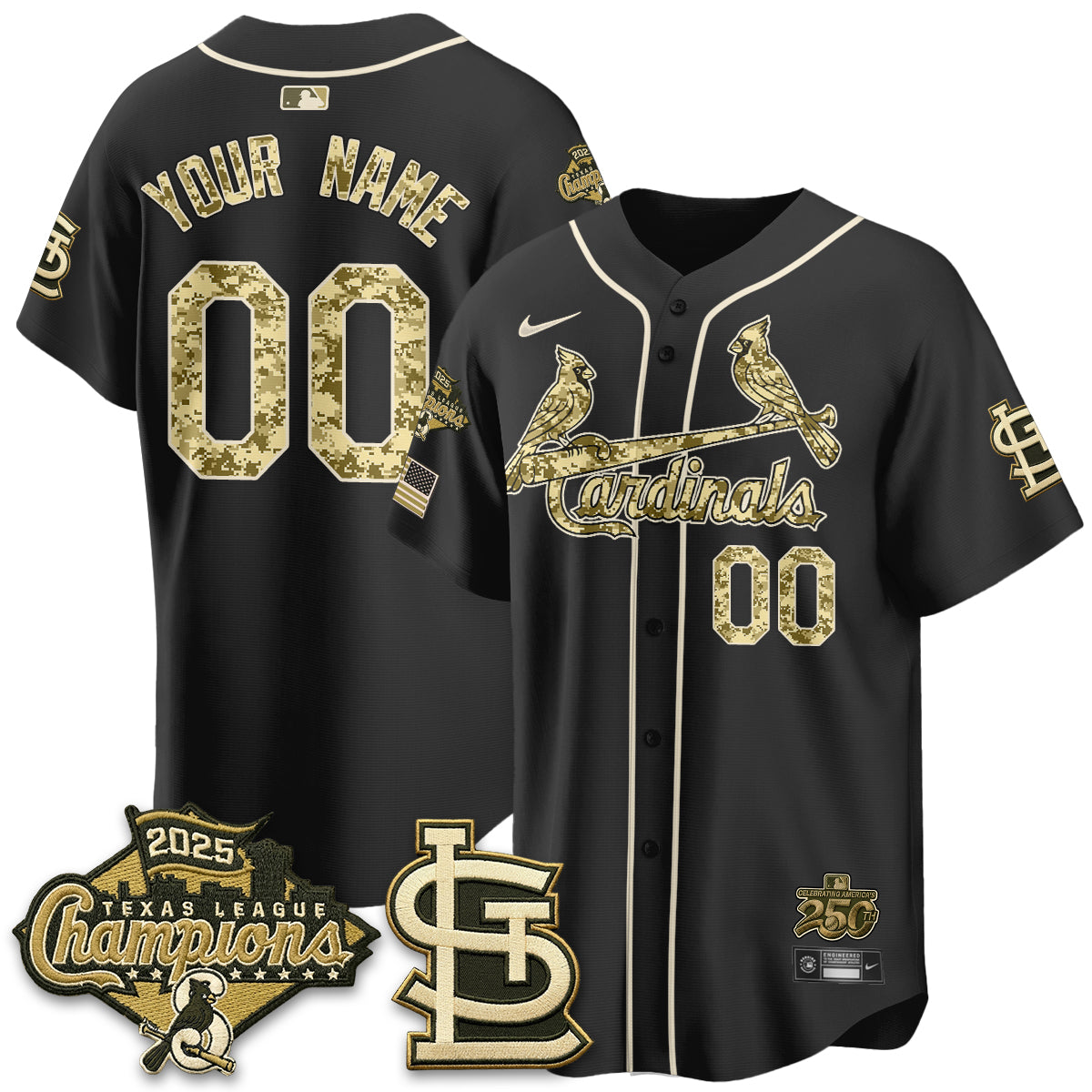 STL 2026 Armed Forces Day Custom Jersey - Stitched