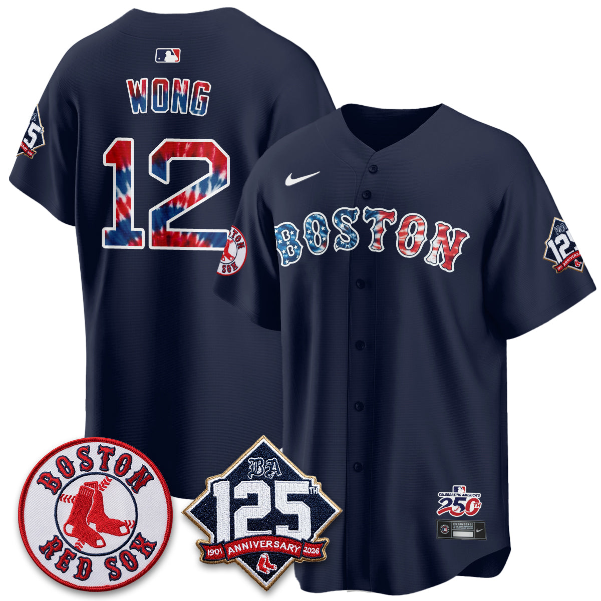 BOS Americana 2026 Vapor Limited Jersey - Stitched