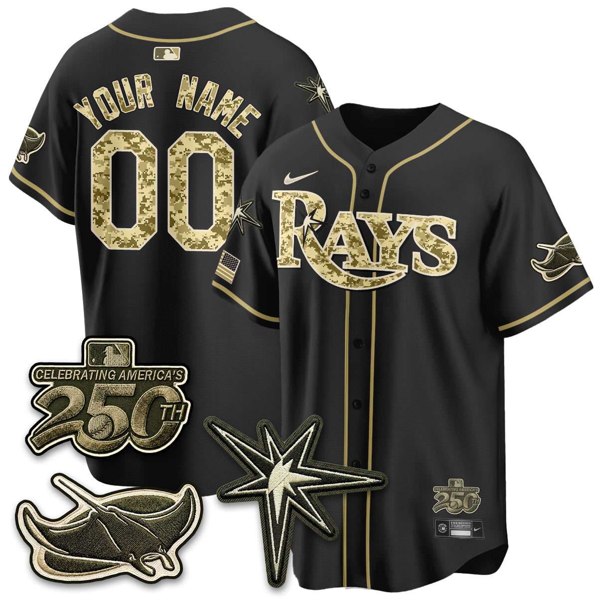 TB 2026 Armed Forces Day Custom Jersey V2 - Stitched
