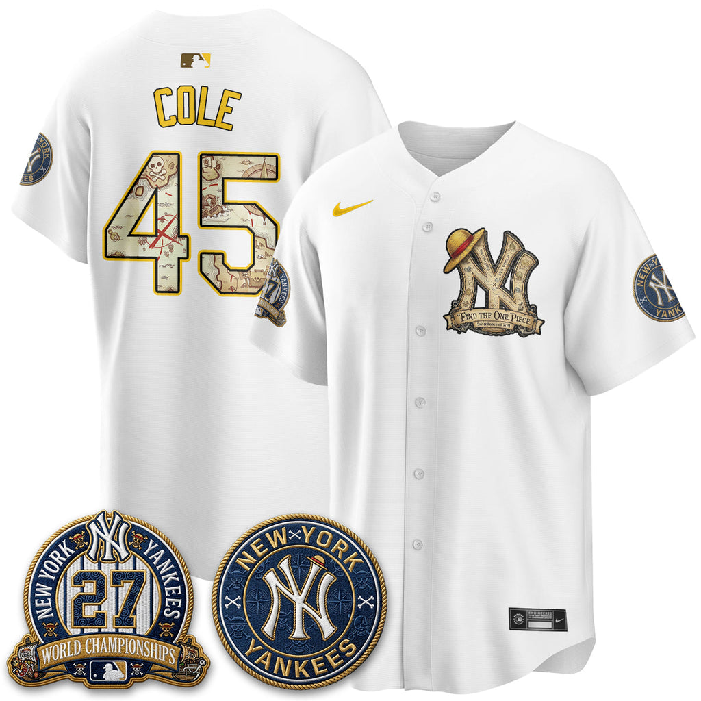 NYY x OP Japanese Cartoon Limited Jersey -  Stitched