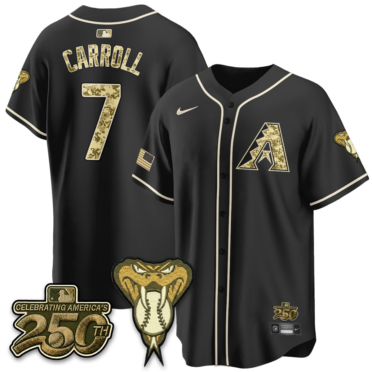ARI Salute to Service 2026 Vapor Premier Limited Jersey - All Stitched