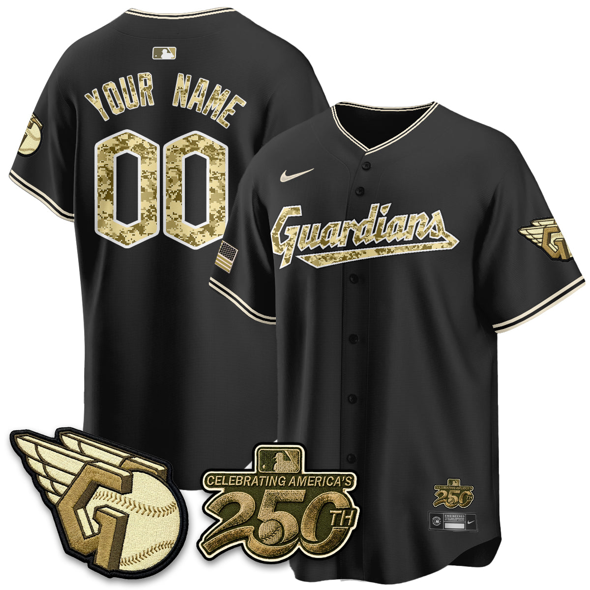CLE Salute to Service 2026 Vapor Limited Custom Jersey - Stitched