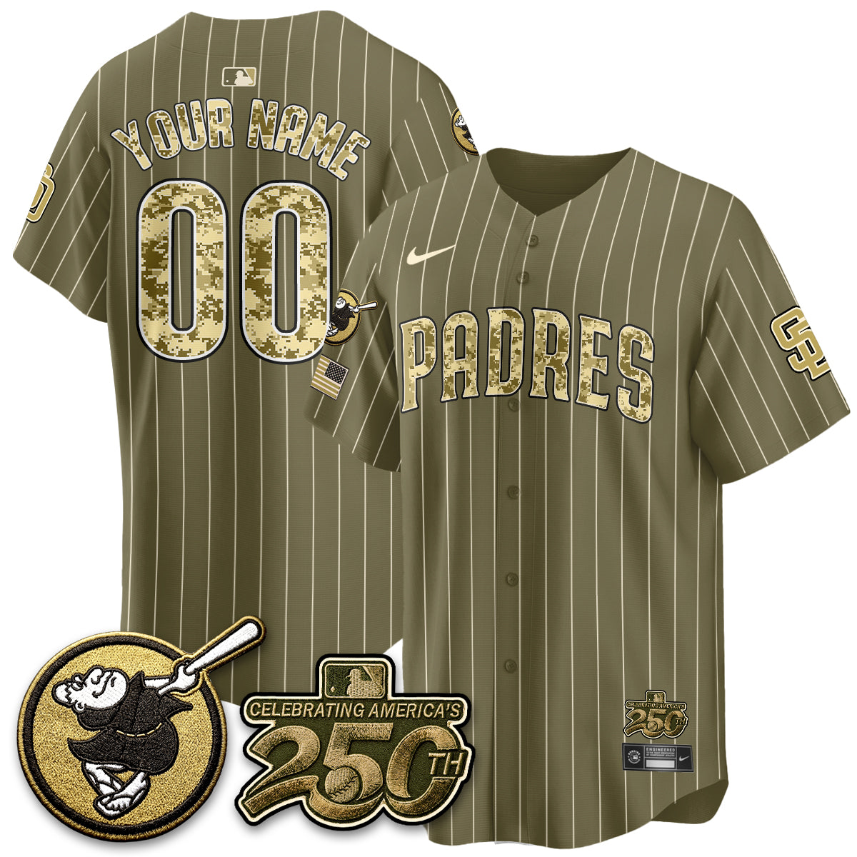SD 2026 Armed Forces Day Custom Jersey - All Stitched V2