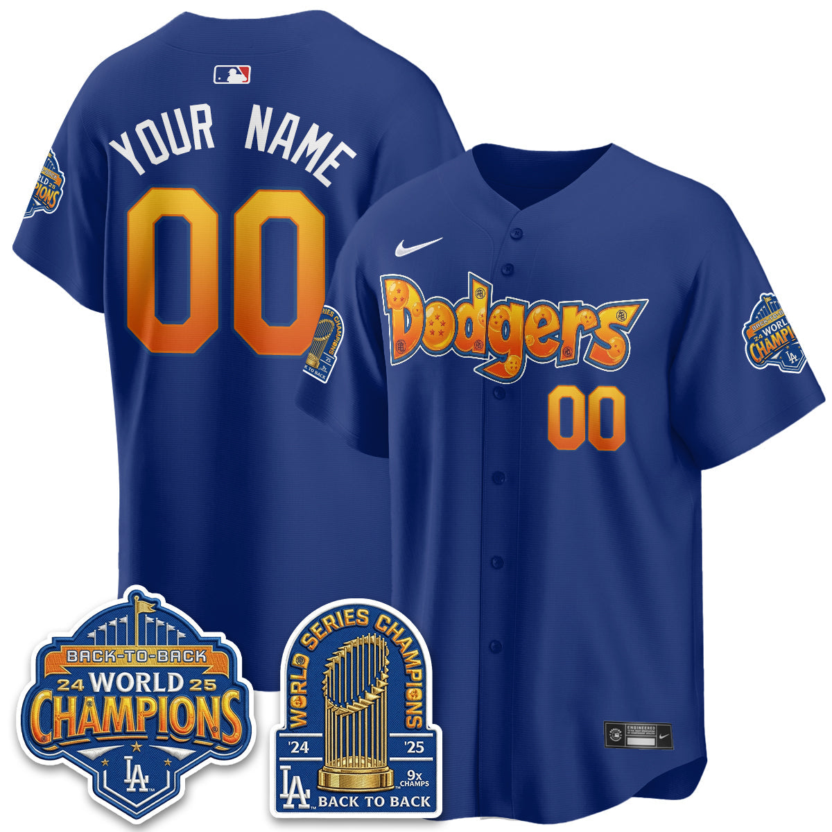 LAD x DB Night 2026 Vapor Custom Jersey V2- Stitched