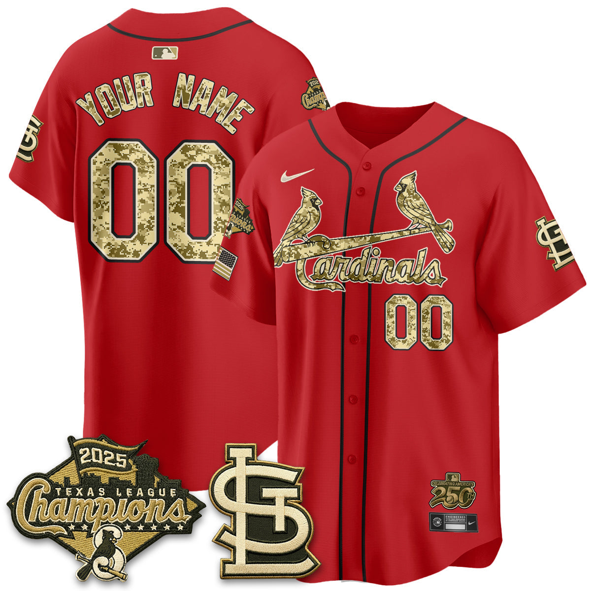 STL 2026 Armed Forces Day Custom Jersey - Stitched
