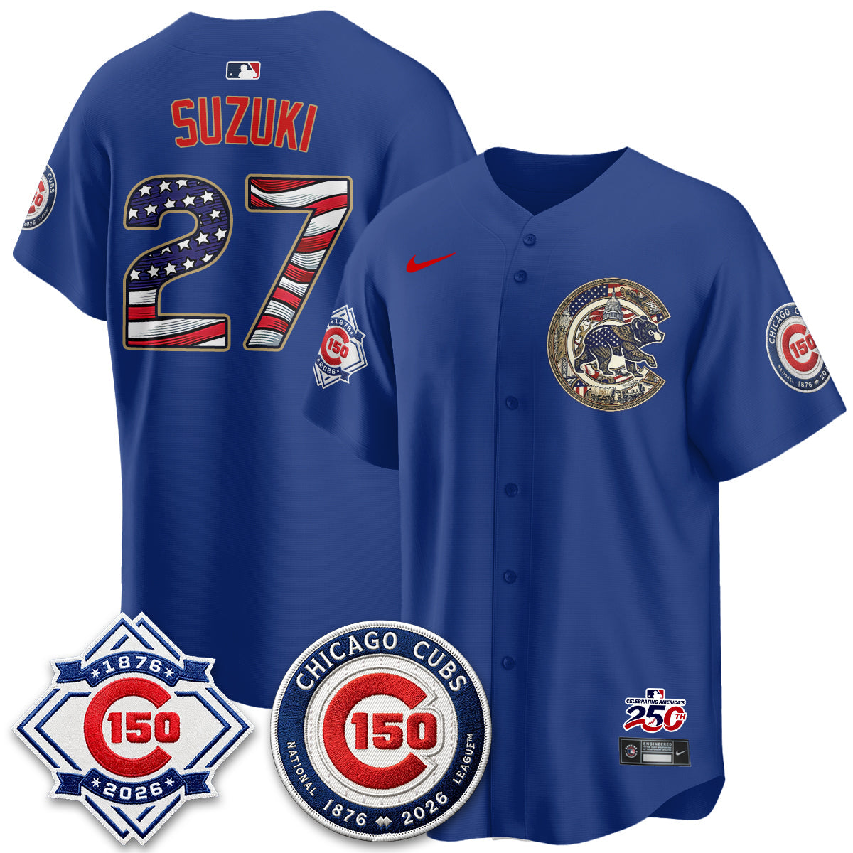 CHC 2026 Independence Day USA Vapor Limited Jersey - Stitched