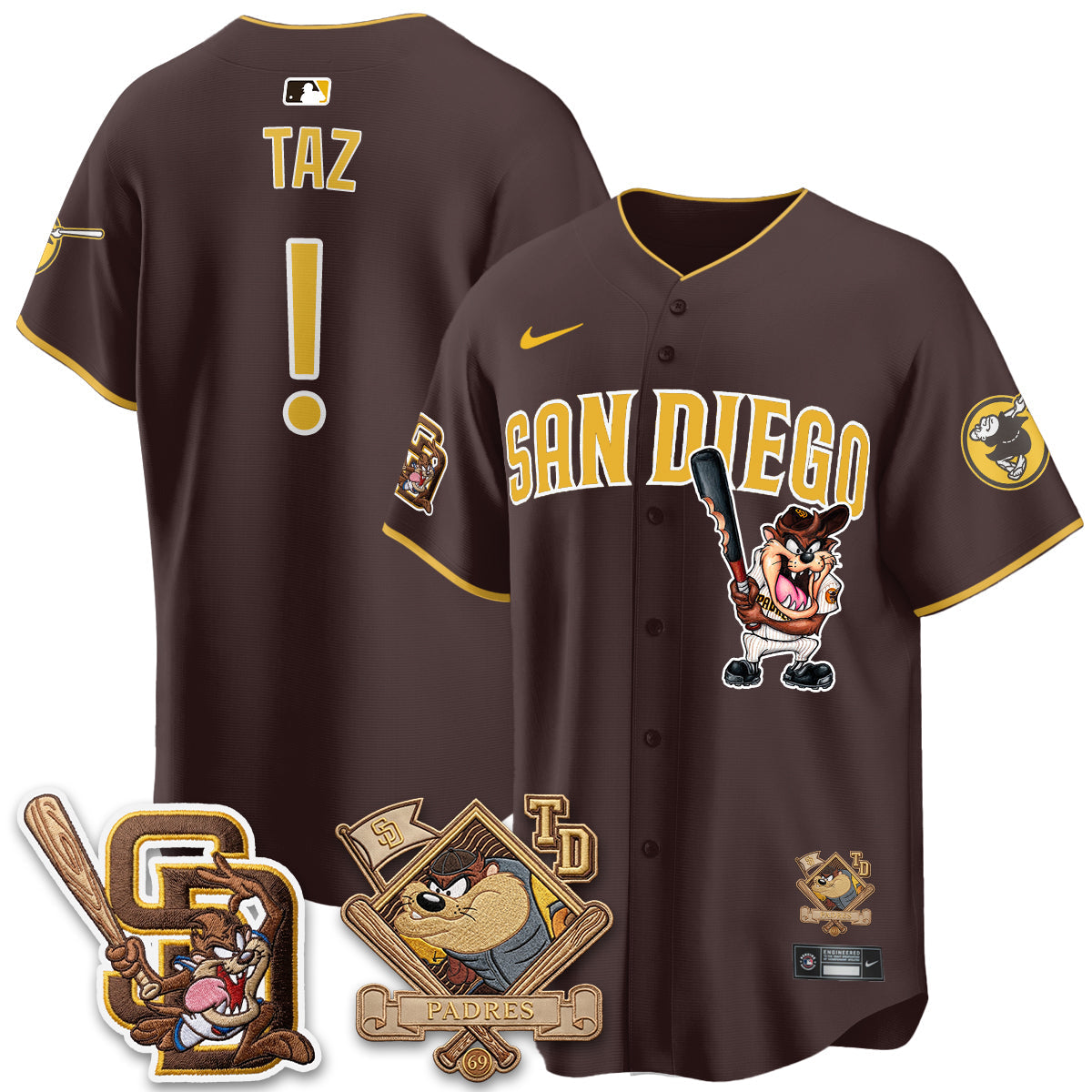 SD x Cat 2026 Vapor Limited Jersey - Stitched