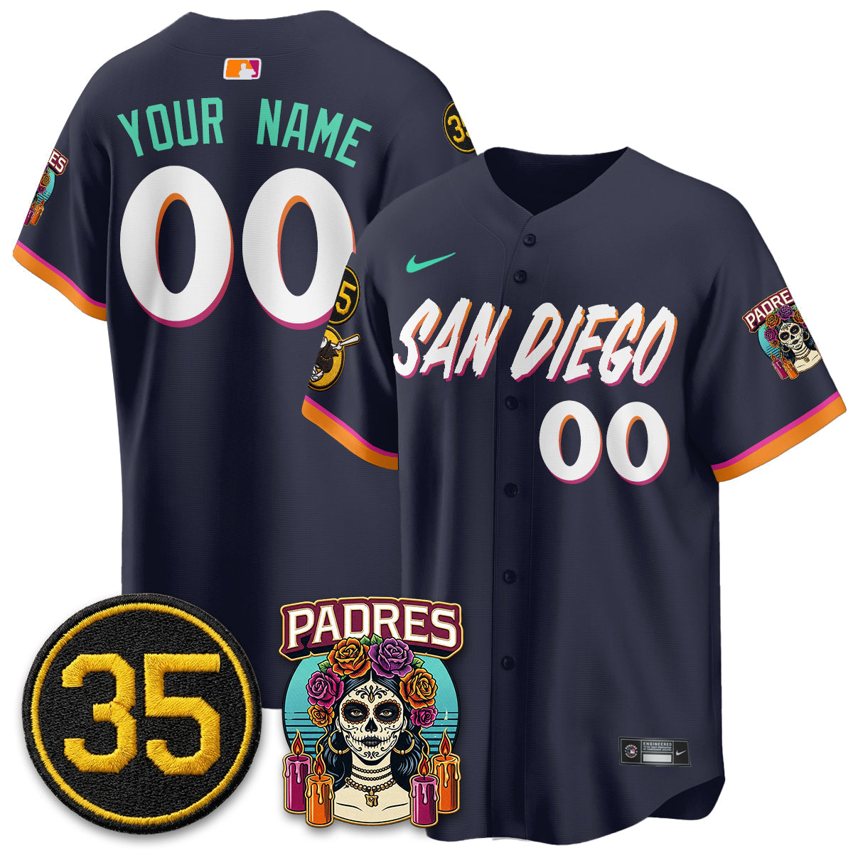 SD 2026 City Connect - Remembering Randy Jones Vapor Limited Custom Jersey - All Stitched