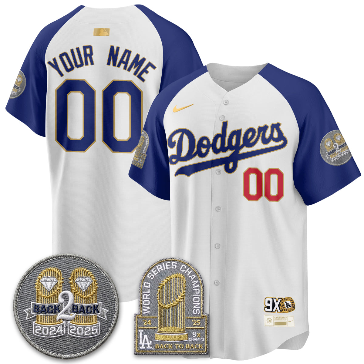LAD Vapor Limited Jersey - Back to Back Champion - Stitched