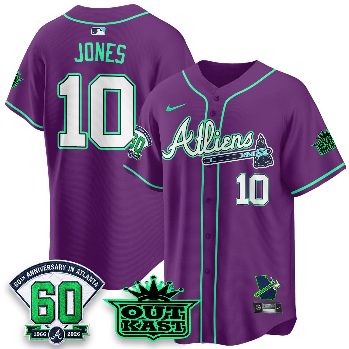 ATL x Atliens Cool Base Galaxy Version Jersey - Stitched (28)