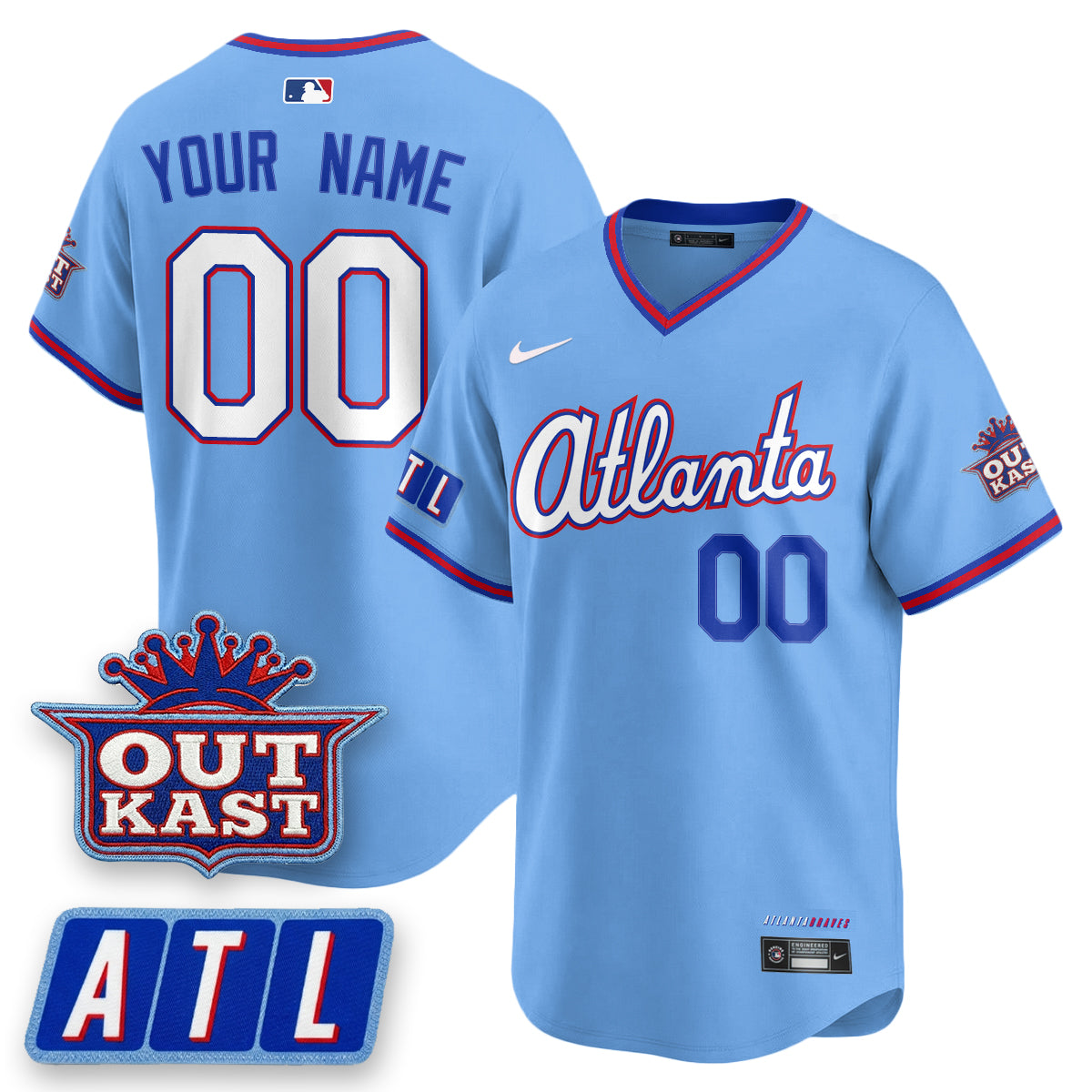 ATL 2026 City Connect x Outkast Patch Vapor Limited Custom Jersey - All Stitched