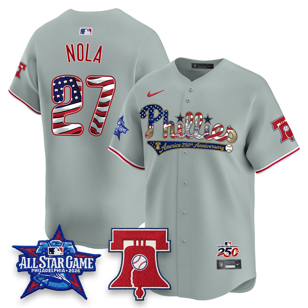 PHI 2026 Independence Day USA Vapor Limited Pinstripe Jersey - Stitched (Tiktok)