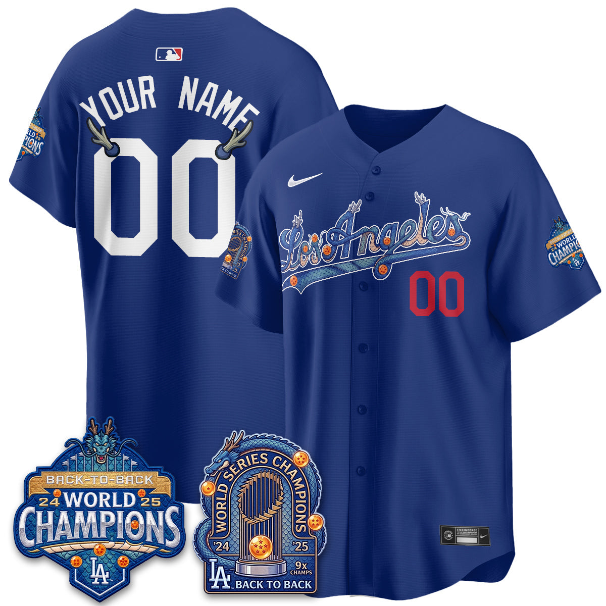LAD x DB Night 2026 Vapor Custom Jersey - Stitched