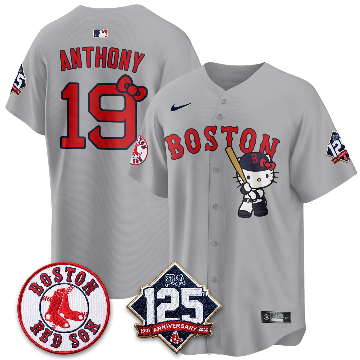 BOS x Meow KT Vapor Limited City Connect Jersey - Stitched