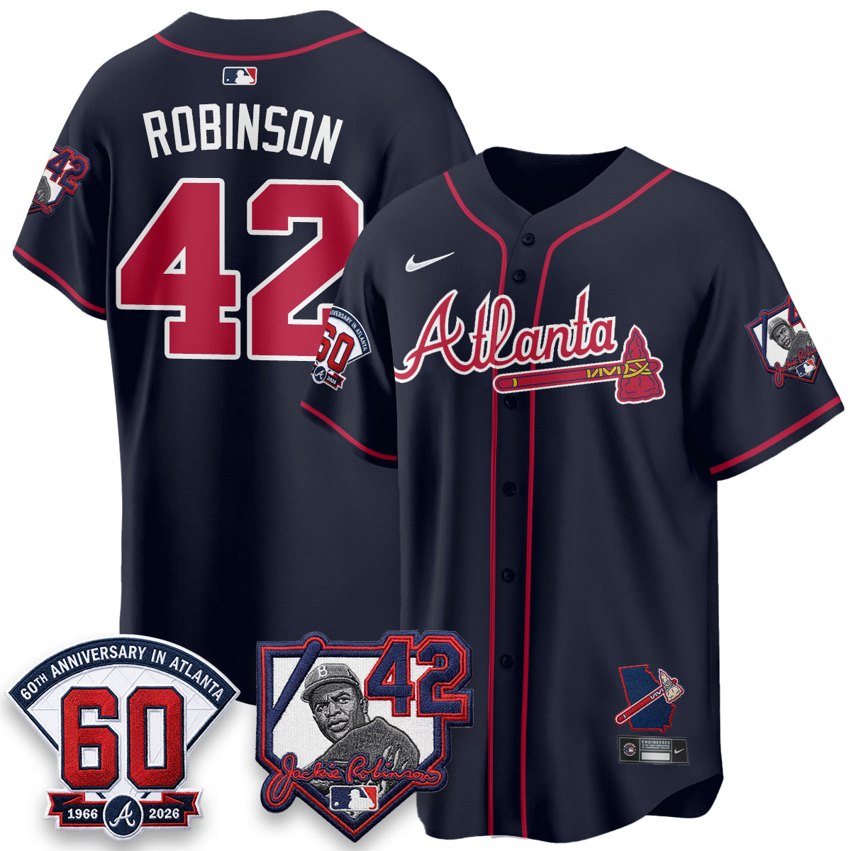 ATL 2026 Jackie Robinson Day Vapor Limited Jersey - All Stitched