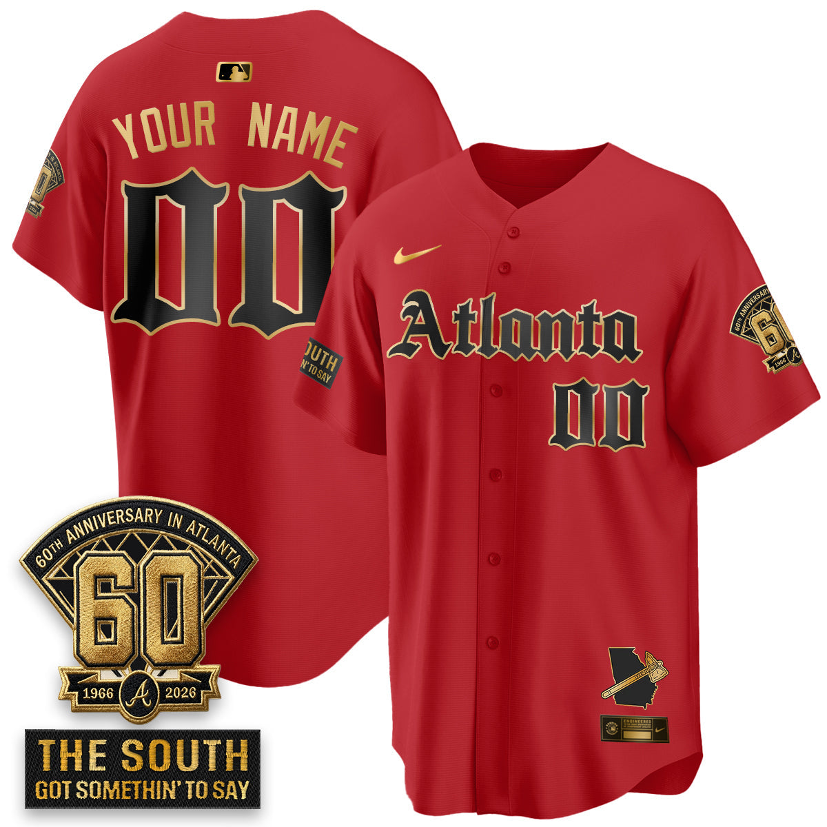 ATL 2026 Gothic Edition Vapor Limited Custom Jersey - Stitched V2