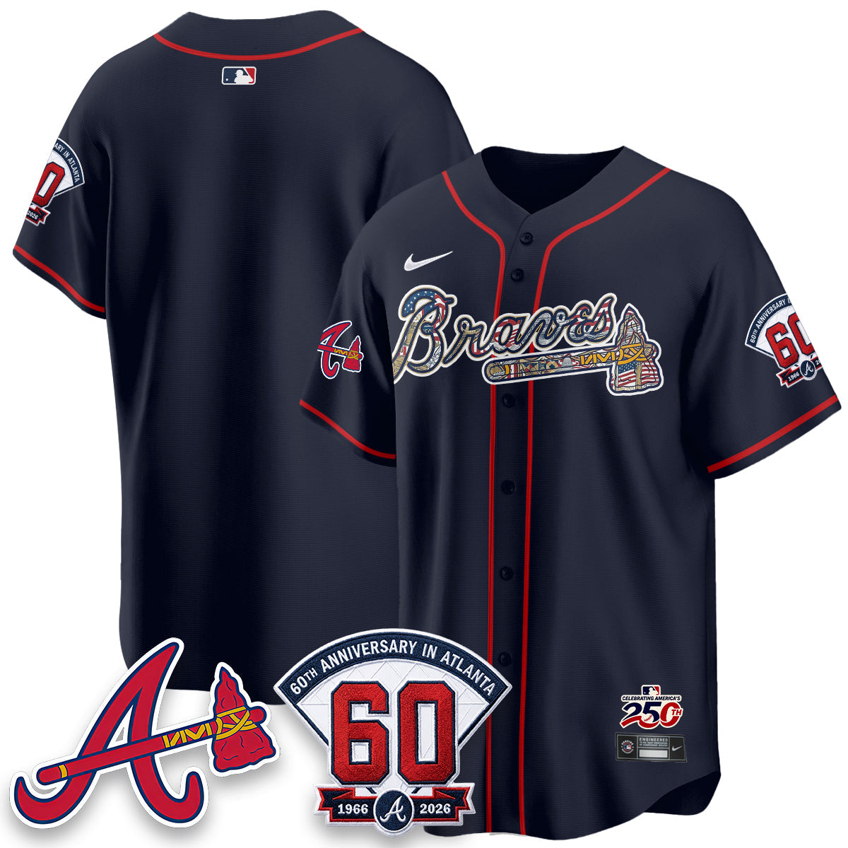 ATL 2026 Independence Day USA Vapor Limited Jersey - Stitched