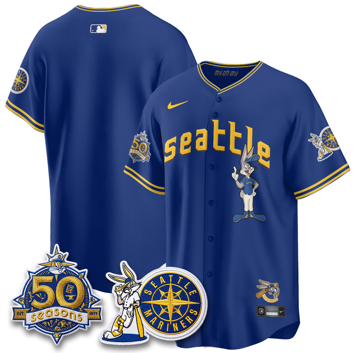 SEA x Bunny Vapor Premier Limited Jersey - Stitched