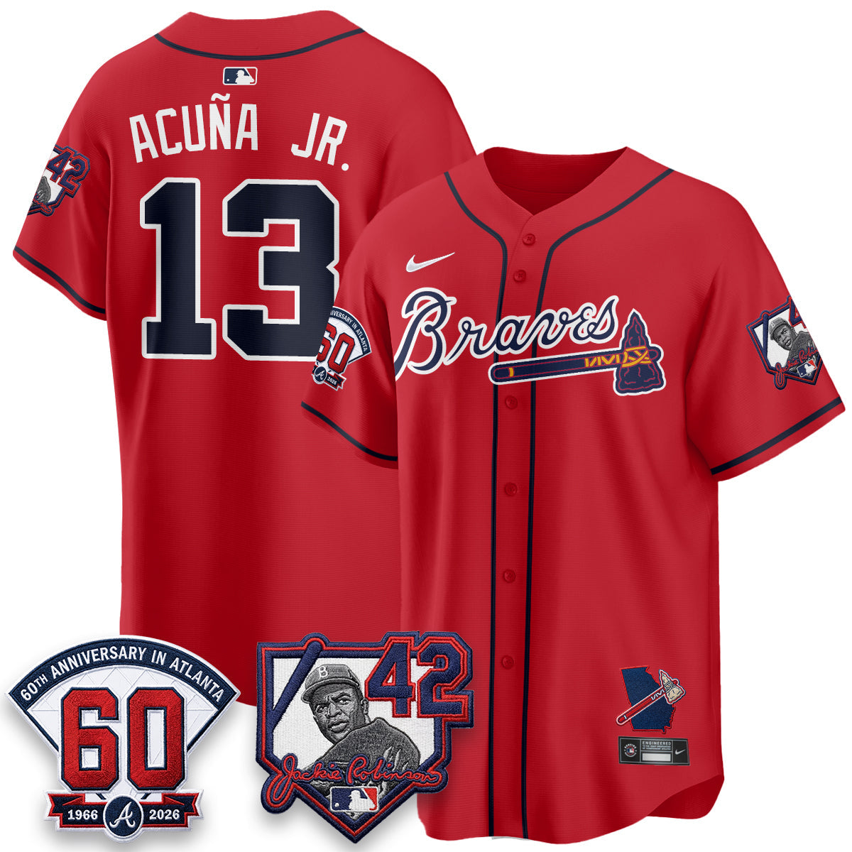 ATL 2026 Jackie Robinson Day Vapor Limited Jersey - All Stitched