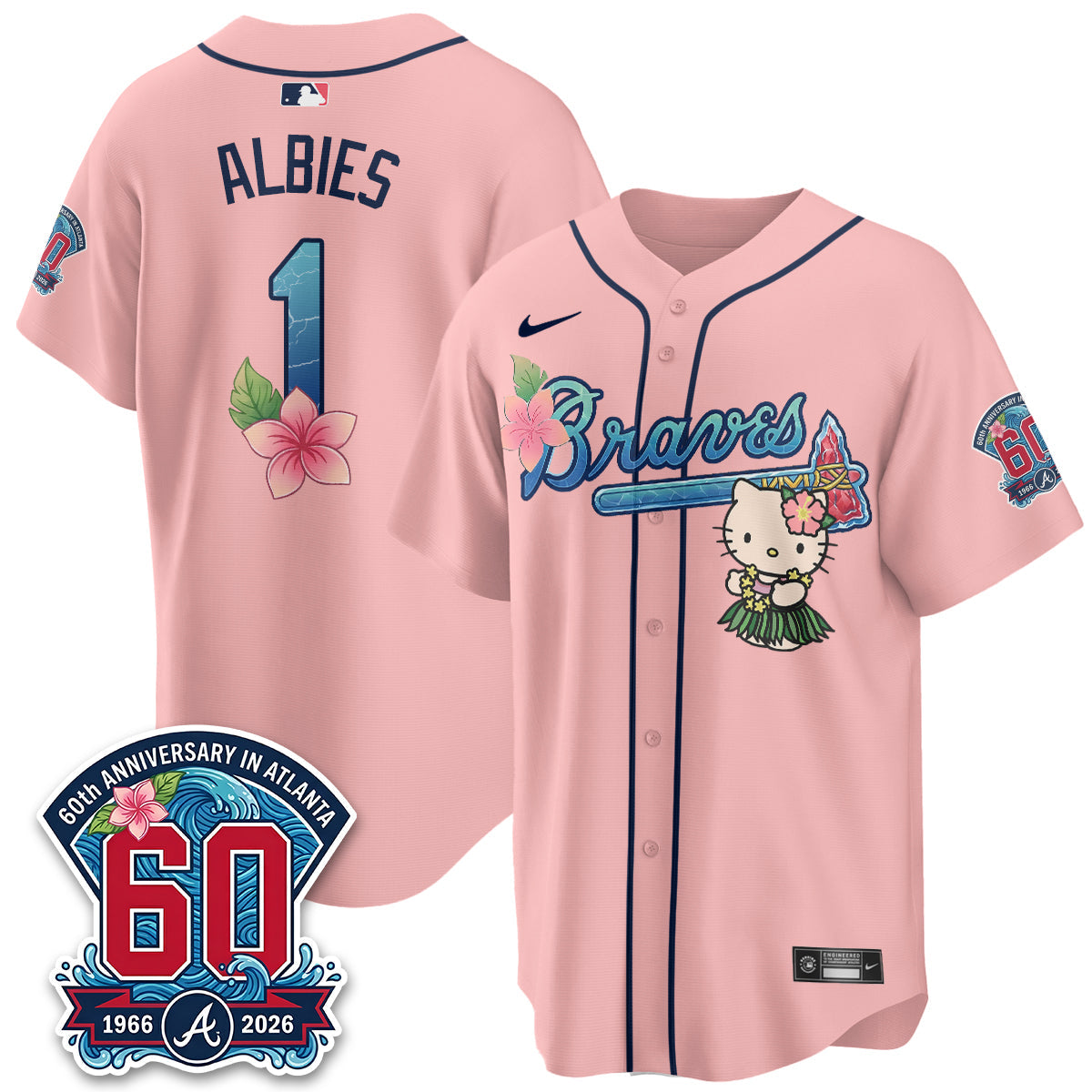 ATL x Meow Aloha Spirit Vapor Jersey - Stitched