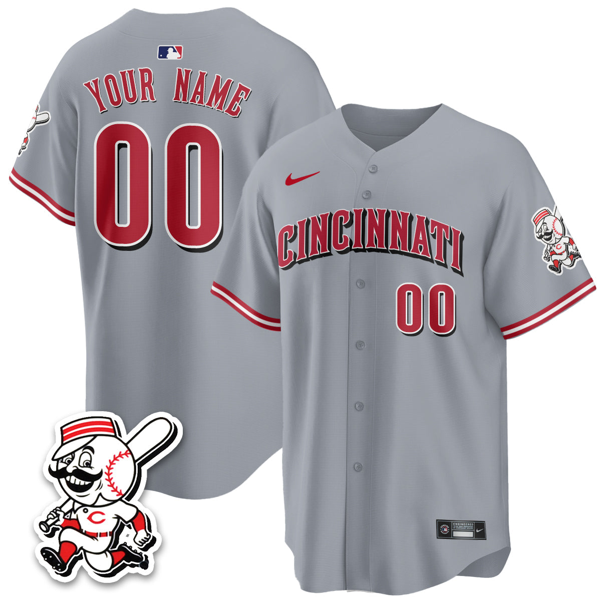 CIN 2026 City Connect Limited Custom Vapor Jersey - All Stitched