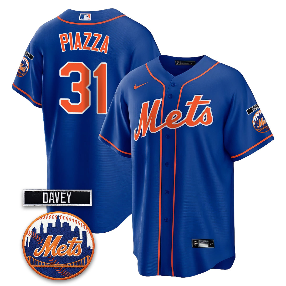 NYM 2026 Davey Johnson Memorial Vapor Limited Jersey - Stitched
