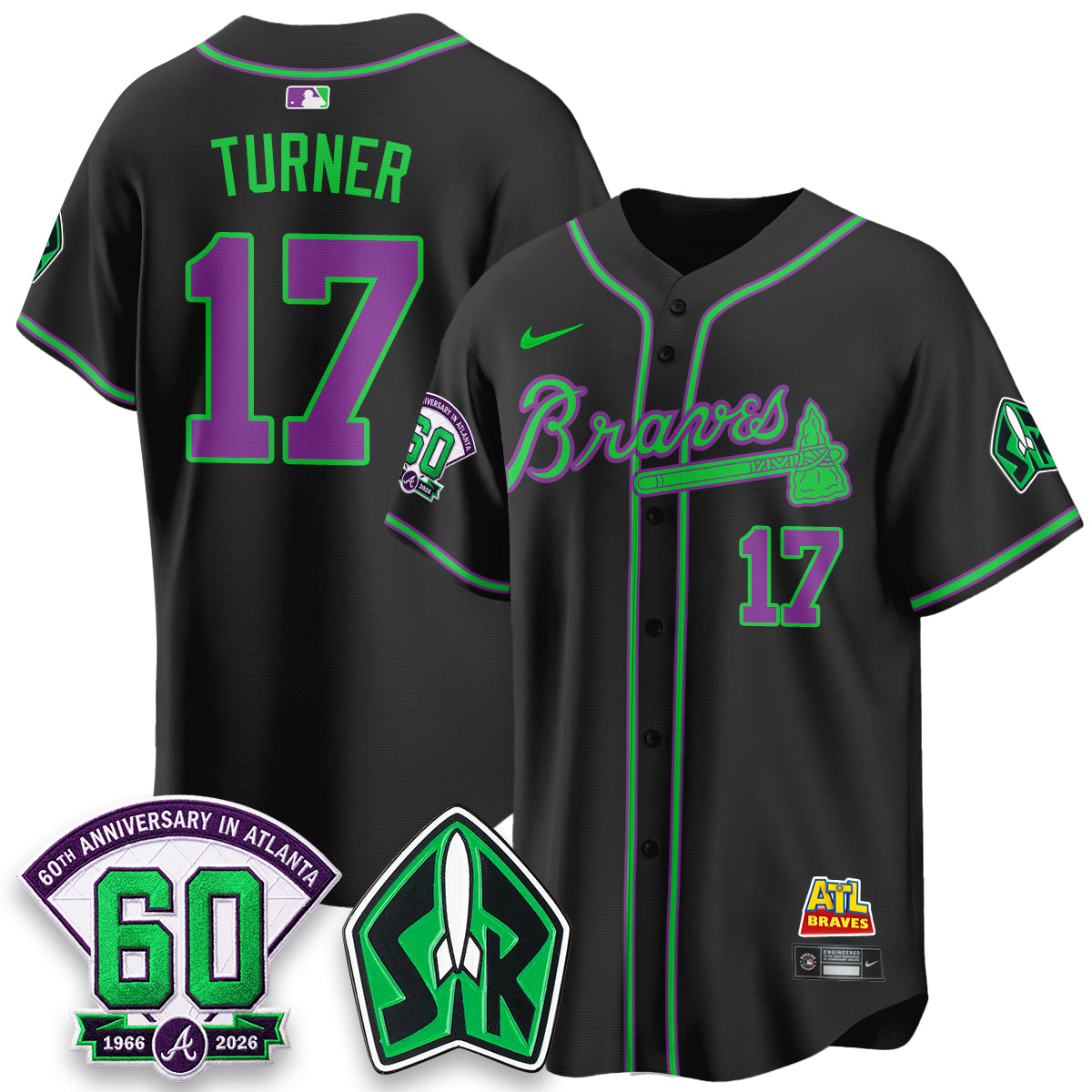 ATL 60th Anniversary Space Ranger Edition Vapor Limited Jersey - All Stitched