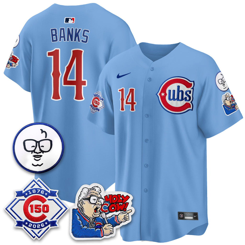 CHC 150th Anniversary Harry Caray Holy Cow Vapor Premier Limited Jersey - Stitched V2