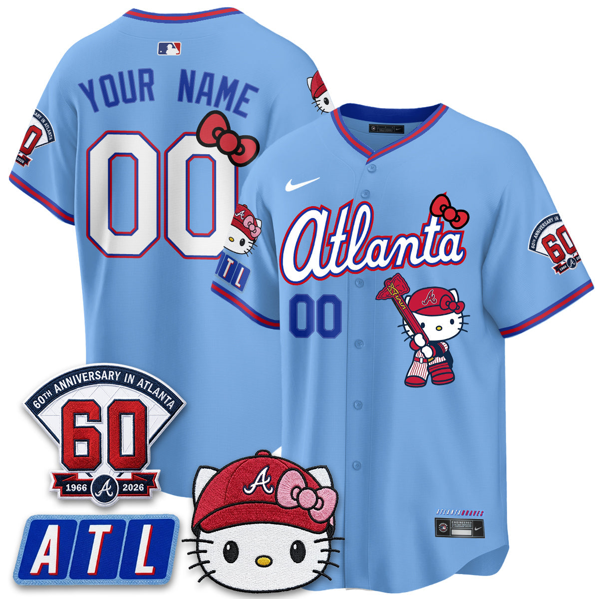 ATL x Meow KT 2026 Vapor Limited Custom Jersey - All Stitched