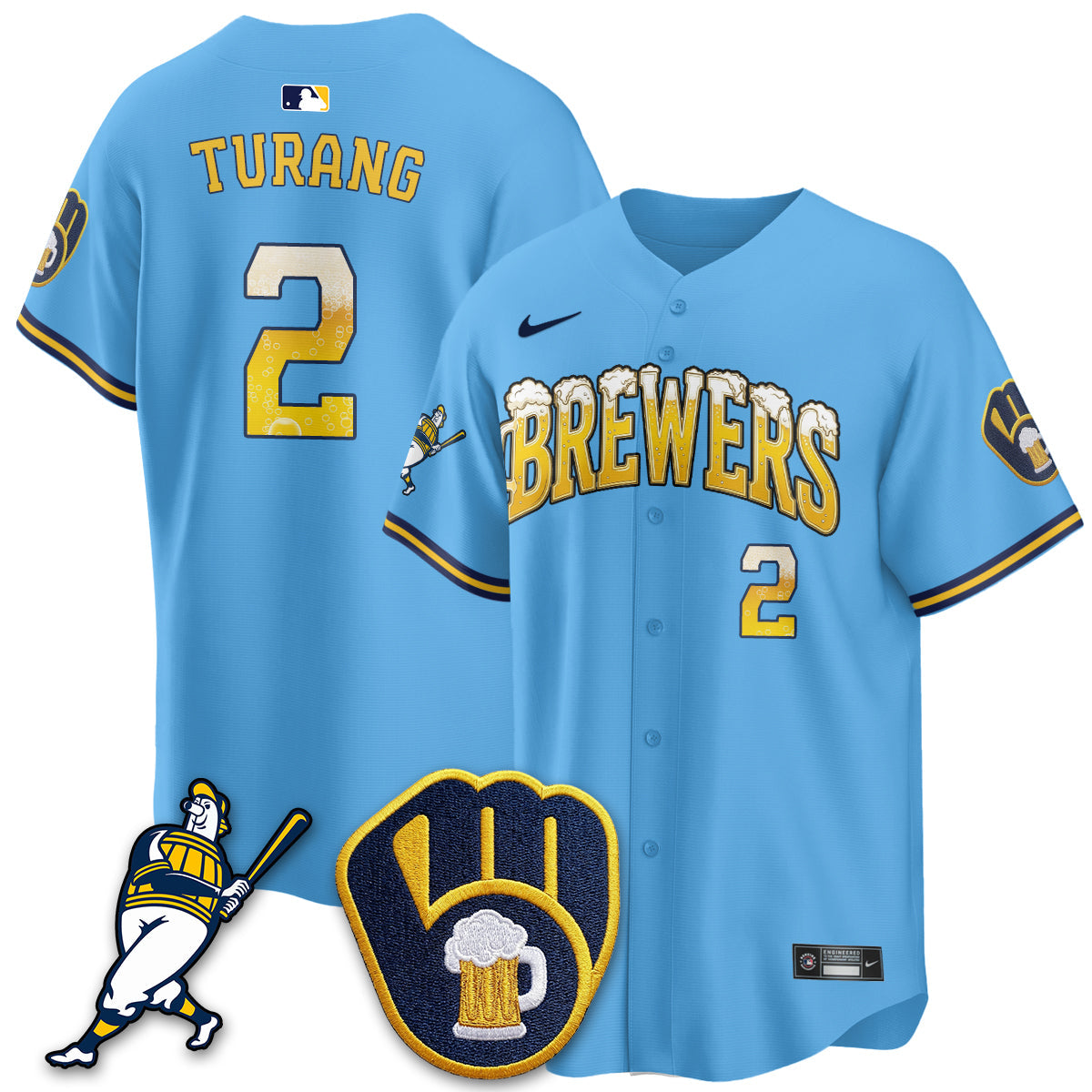 MIL "Pitcher & Pint" Navy Edition Vapor Limited Jersey - Stitched