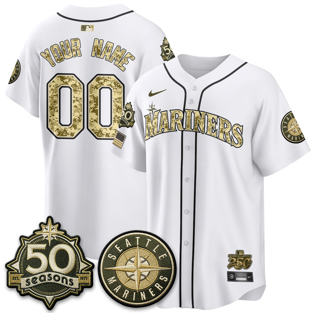 SEA 2026 Armed Forces Day Custom Jersey V3 - All Stitched