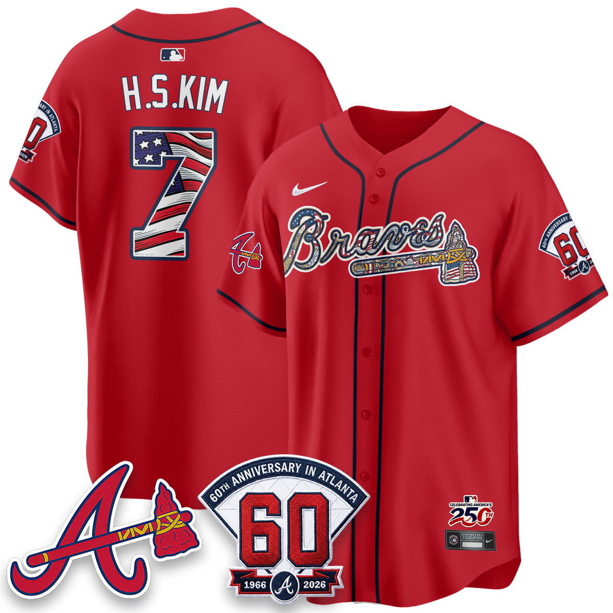 ATL 2026 Independence Day USA Vapor Limited Jersey - Stitched