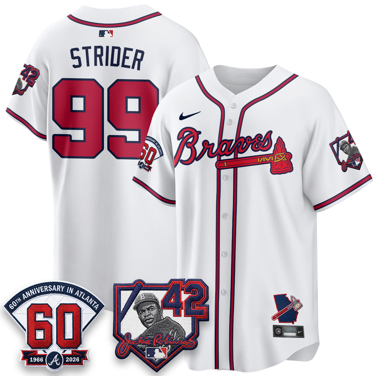 ATL 2026 Jackie Robinson Day Vapor Limited Jersey - All Stitched