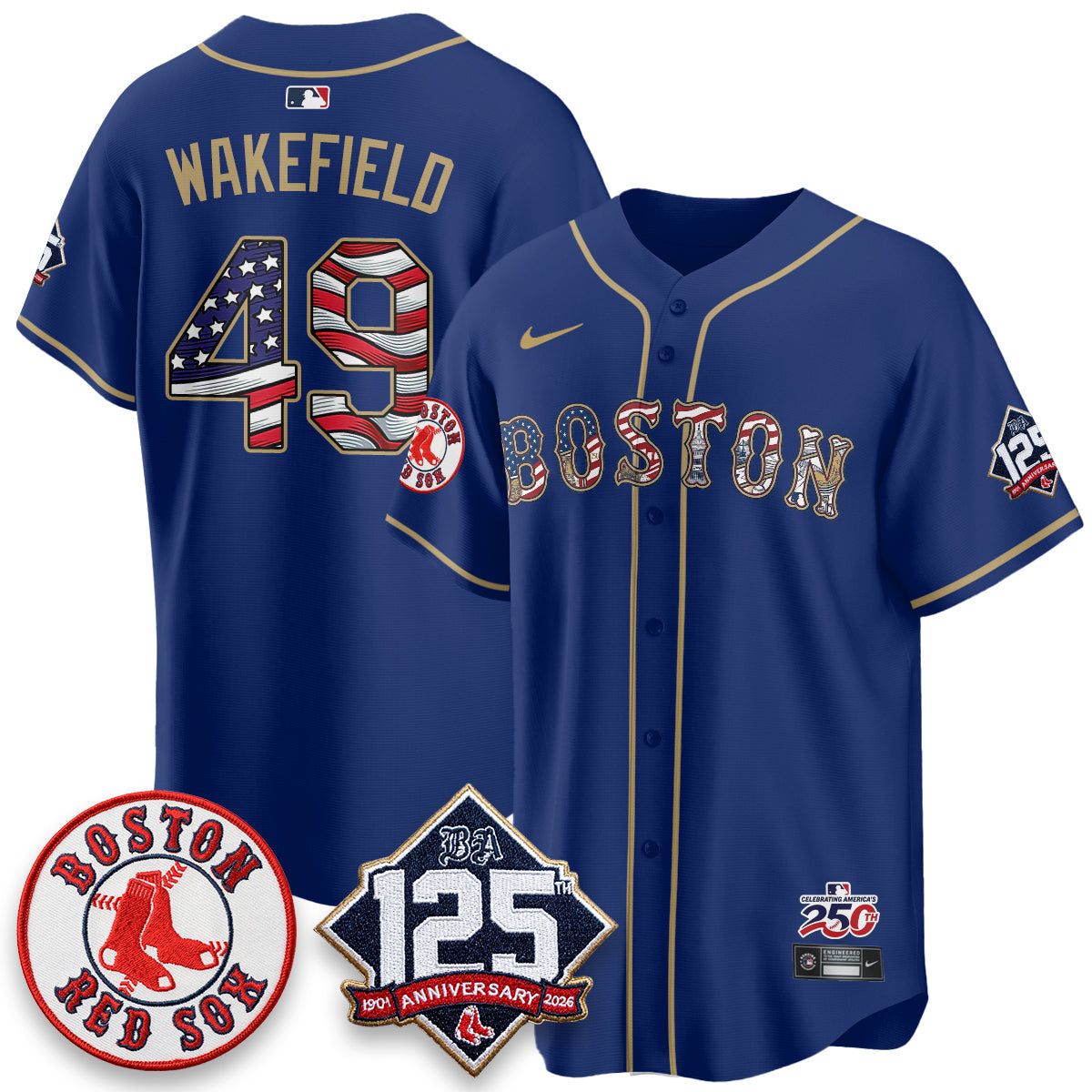 BOS 2026 Independence Day USA Vapor Limited Jersey - Stitched