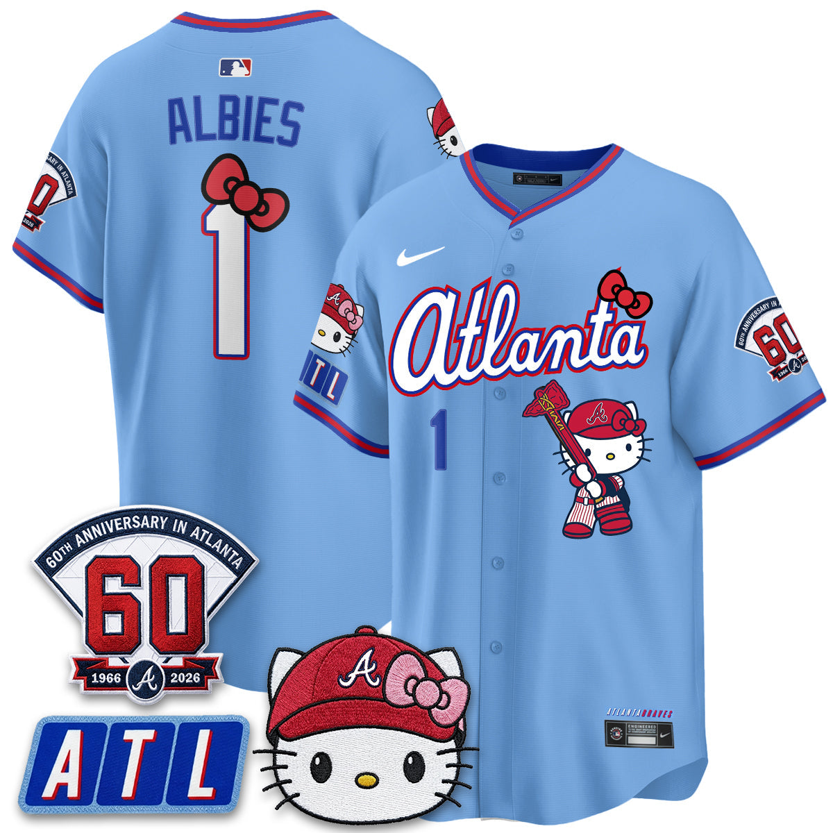 ATL x Meow KT 2026 Limited City Connect Jersey - Stitched