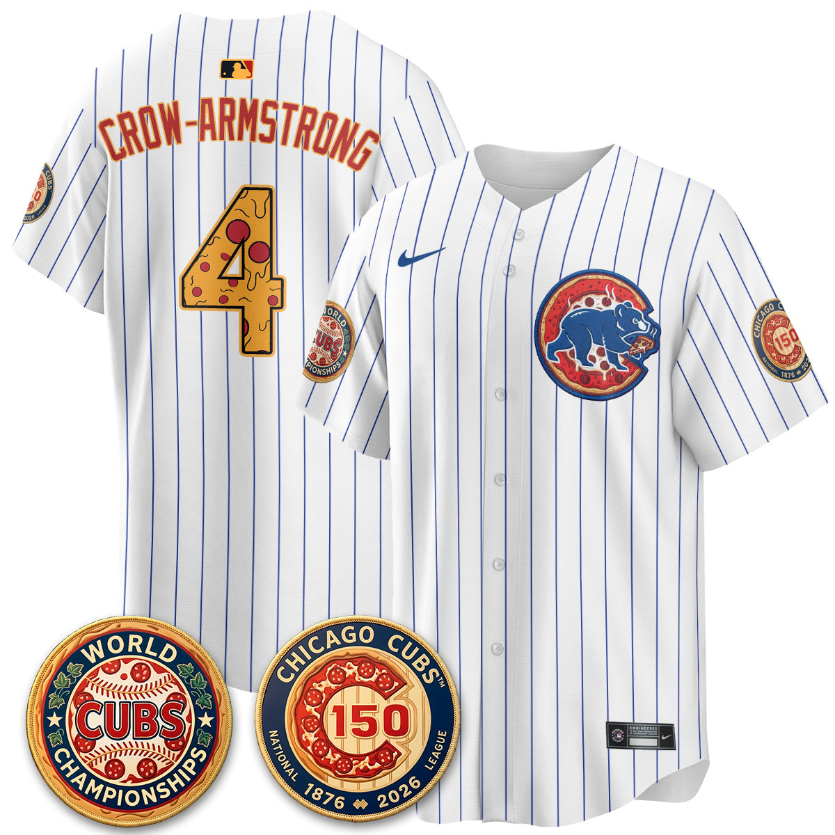 CHC Deep Dish Pizza Vapor Limited Royal Jersey - Stitched