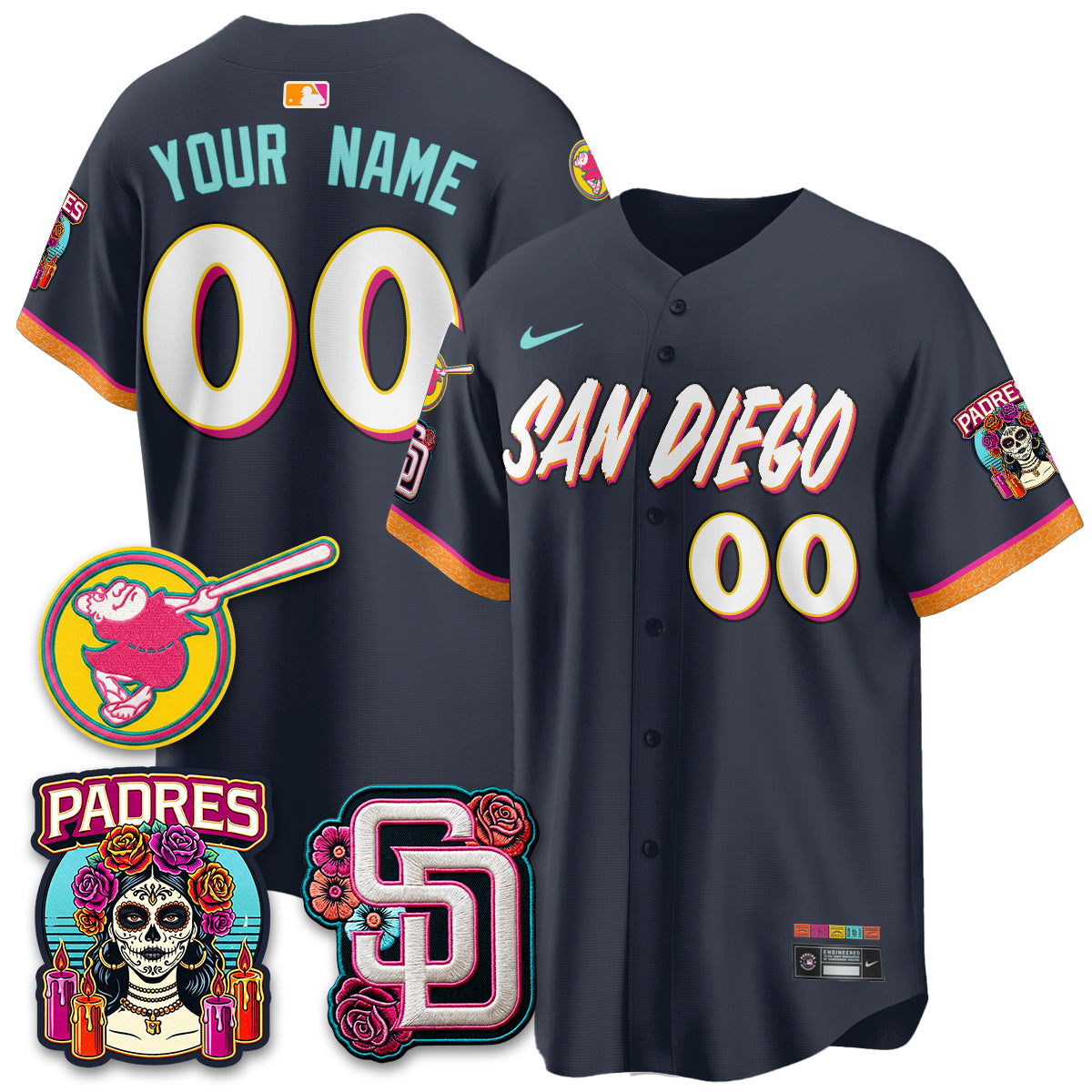 SD 2026 City Connect Vapor Premier Limited Custom Jersey - Stitched V2