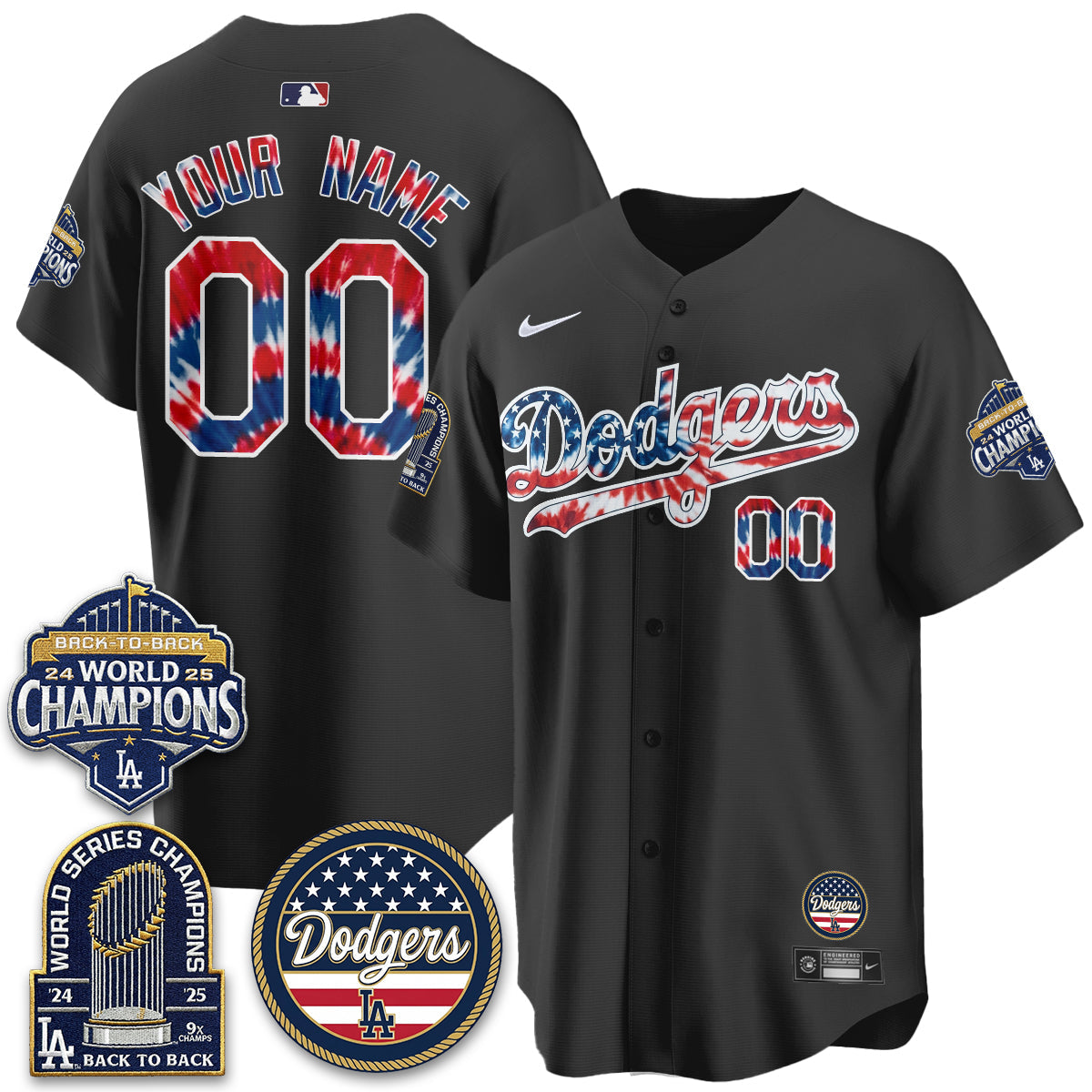 LAD Americana 2026 Vapor Limited Custom Jersey - Stitched