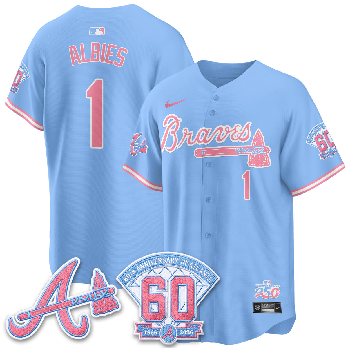 ATL x Bubblegum Vapor Jersey - Stitched