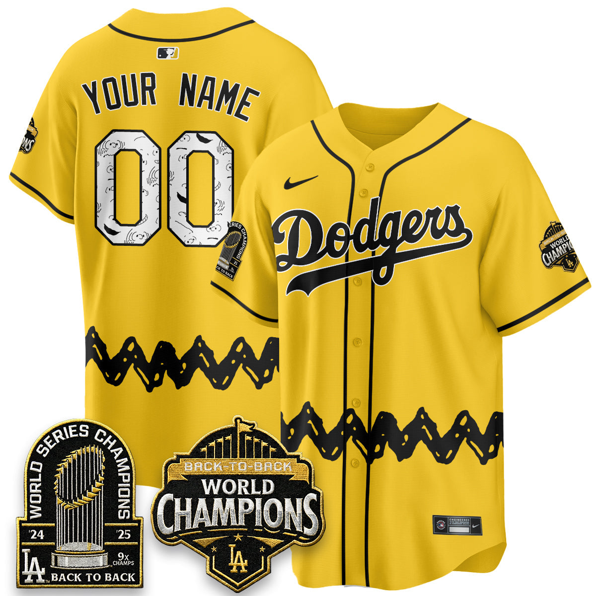 LAD x P-nuts Style Vapor Custom Jersey - Stitched