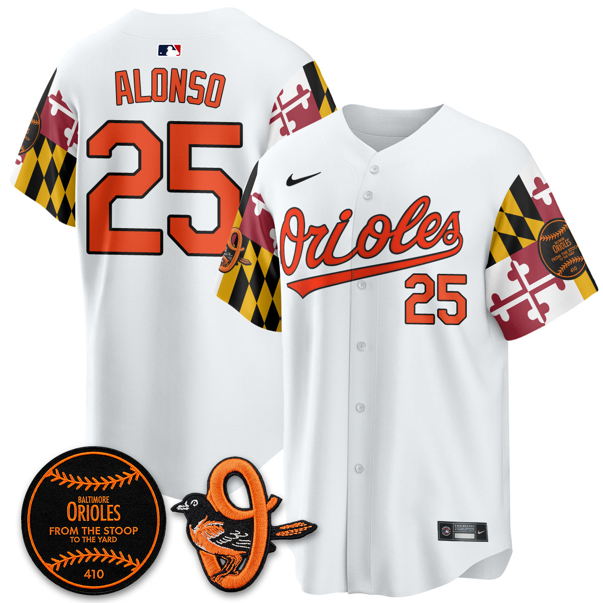 BAL 2026 x Maryland State Flag Vapor Jersey - Stitched V2