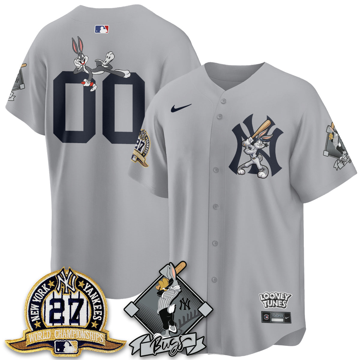 NYY Bunny Vapor Limited Custom Jersey V2- Stitched